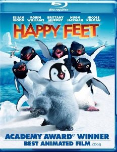 Happy Feet - Blu-ray and HD DVD Robin Williams Nicole Kidman
